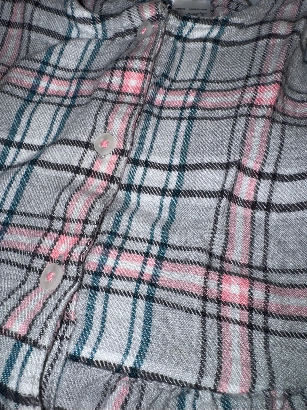 Fun Fall Outfit - Teal Corduroy Pants with Coordinating Gray Plaid Tunic Top